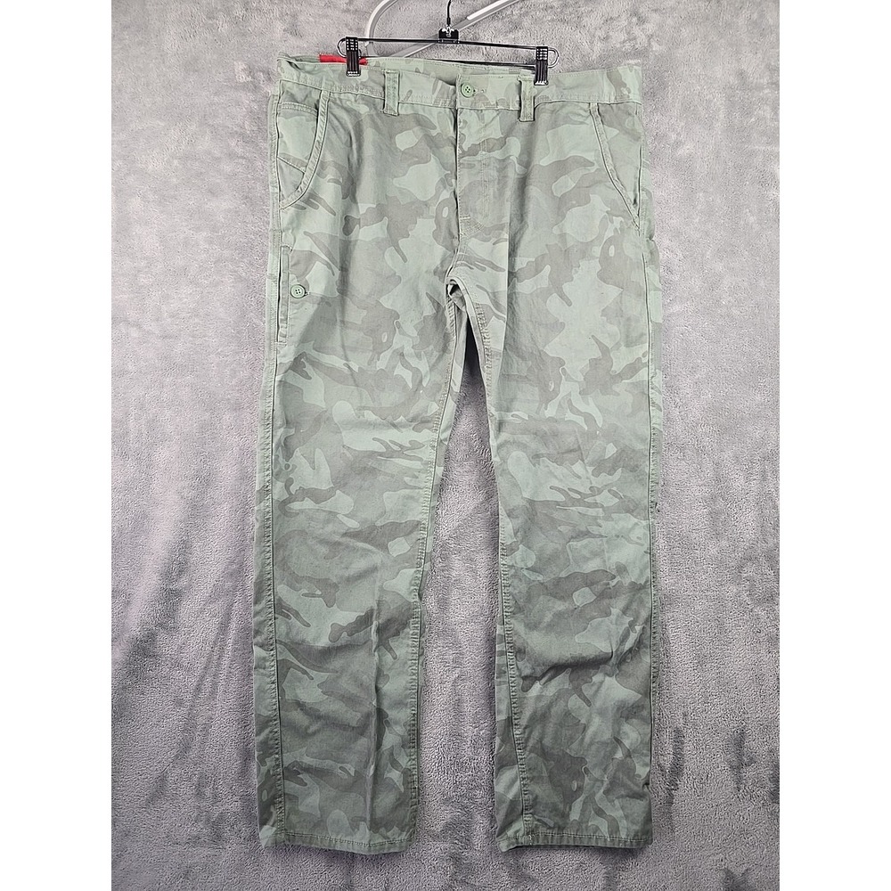Jordan Craig Camouflage Cargo Pants Mens 40x33 Green Utility Y2K Streetwear